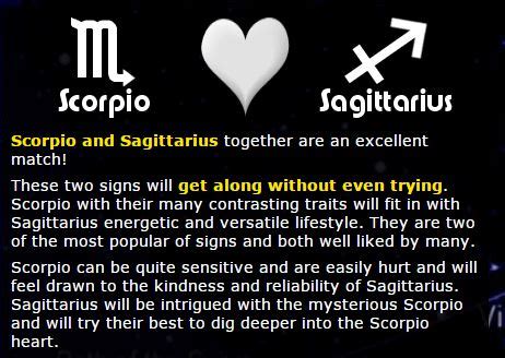 scorpio and sagittarius love match|do scorpio and sagittarius make a good couple.